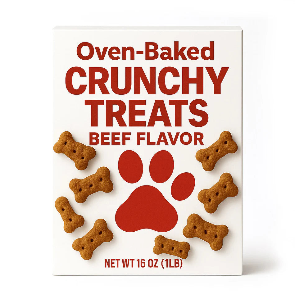 Feather Beak Oven-Baked Crunchy Treats (Beef Flavor)