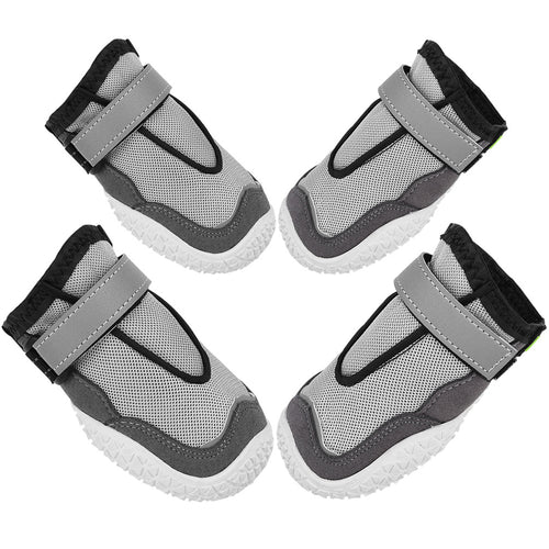 Breathable Wear-Resistant Dog Shoes – Anti-Slip, Reflective
