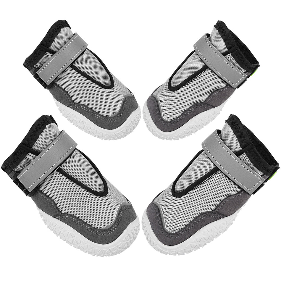Breathable Wear-Resistant Dog Shoes – Anti-Slip, Reflective